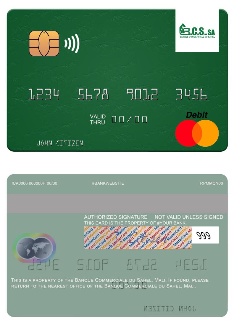 Mali Banque Commerciale du Sahel mastercard